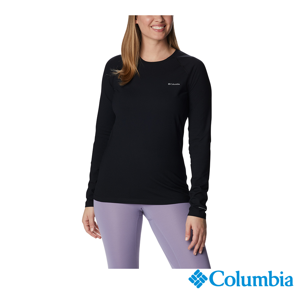 Columbia 哥倫比亞 女款 - W Omni-Heat™ Infinity 極暖快排內著長袖上衣-黑色 UAL24840BK-HF