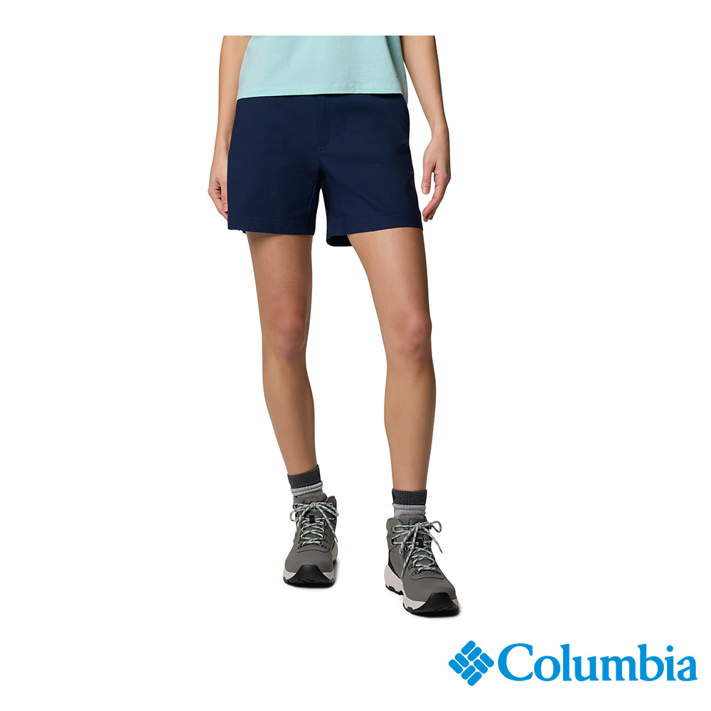 Columbia 哥倫比亞 女款- 超防曬UPF50防潑短褲--深藍色 UAK59990NY/JS