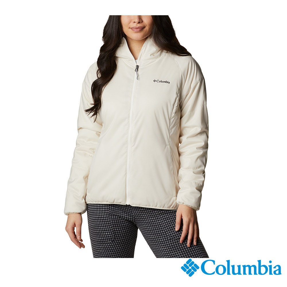 Columbia 哥倫比亞 女款 - Omni-Wind Block 防風連帽外套-米白 UWK02470BG / FW22
