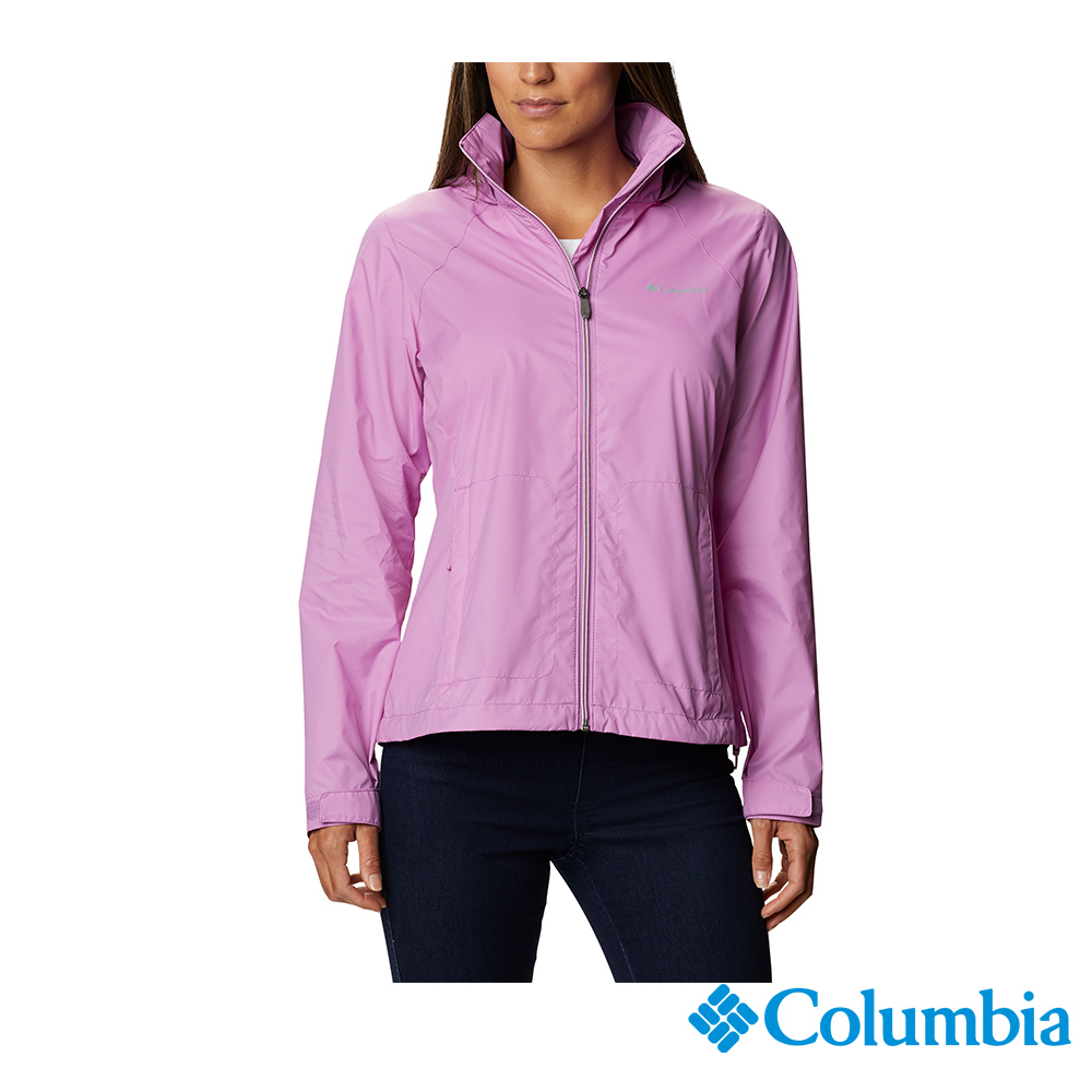 Columbia哥倫比亞 女款- 防潑水風衣-粉紅 UWK01270PK / FW22