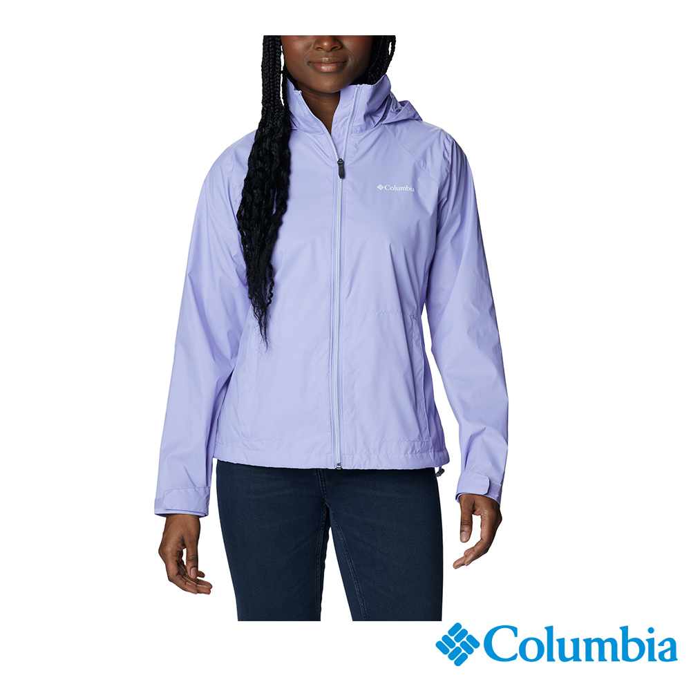 Columbia 哥倫比亞 女款-防潑水風衣-綠色 UWL01270PL (2023春夏)