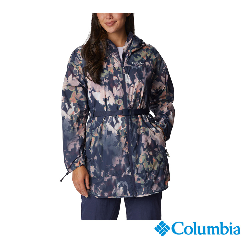 Columbia 哥倫比亞 女款-Omni-Shade UPF50長版外套-印花 UWL26850FW (2023春夏)