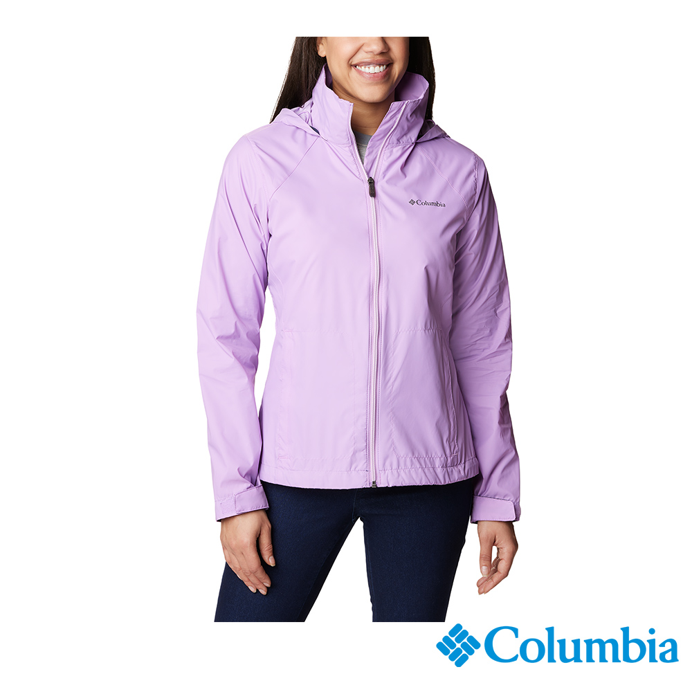 Columbia 哥倫比亞 女款 - Switchback™ 防潑水風衣-木菫紫 UWK01270MV-HF