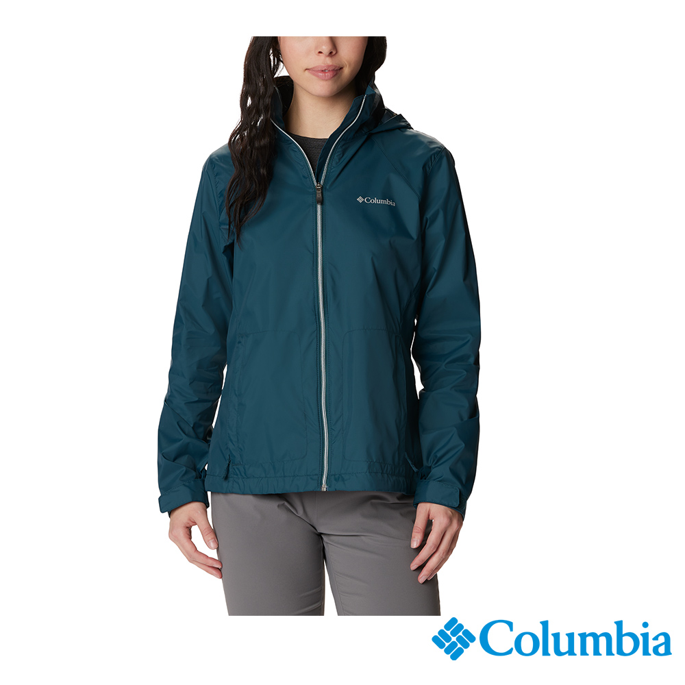 Columbia 哥倫比亞 女款 - Switchback™ 防潑水風衣-孔雀藍 UWK01270PC-HF