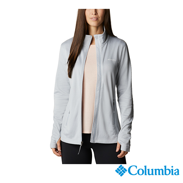 Columbia 哥倫比亞 女款 -防曬50快排刷毛外套-灰色 UAR99650GY