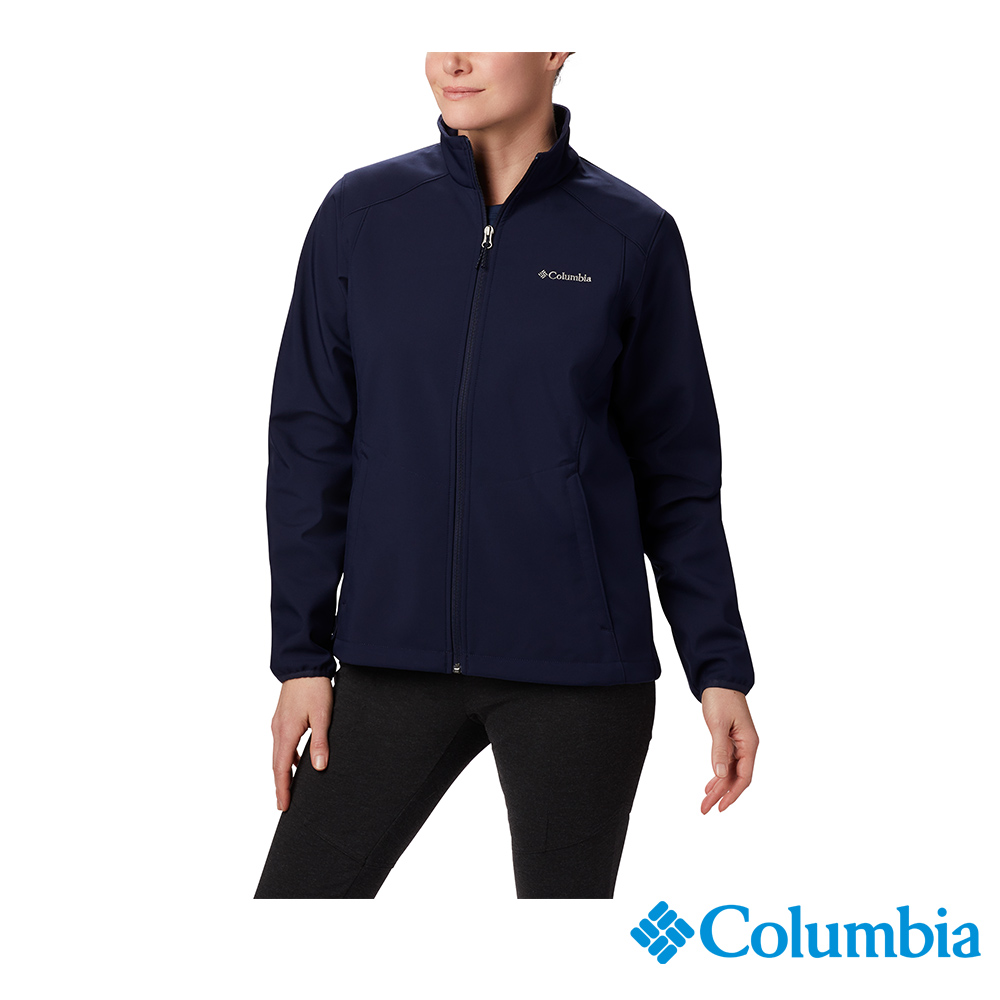Columbia 哥倫比亞 女款 -立領軟殼外套-深藍 UWL01230NY / FW22