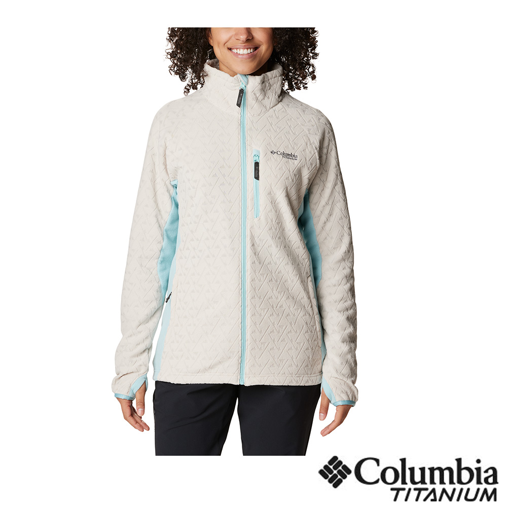 Columbia 哥倫比亞 女款 - Titan Pass™ 柔暖快排刷毛外套-卡其 UAR47000KI-HF