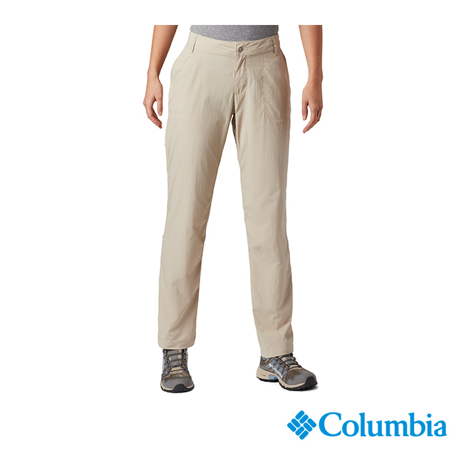 Columbia 哥倫比亞 女款- Omni-Shade™ UPF50快排長褲-卡其 UAR26680KI
