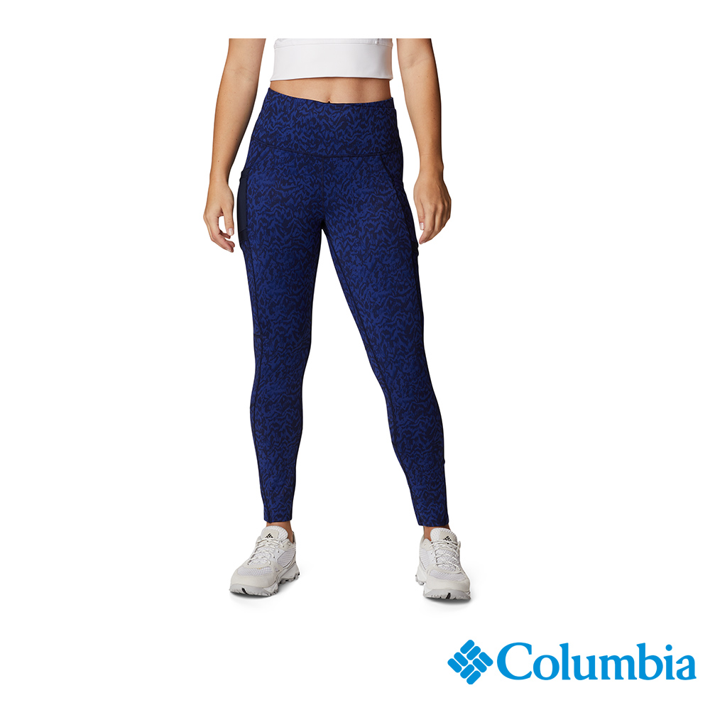 Columbia 哥倫比亞 女款- 防曬50快排彈性運動長褲-深藍 UAR21760NY / FW22