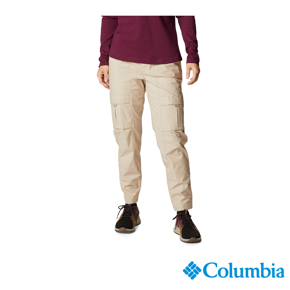 Columbia 哥倫比亞 女款-長褲-卡其 UAK59690KI / FW22