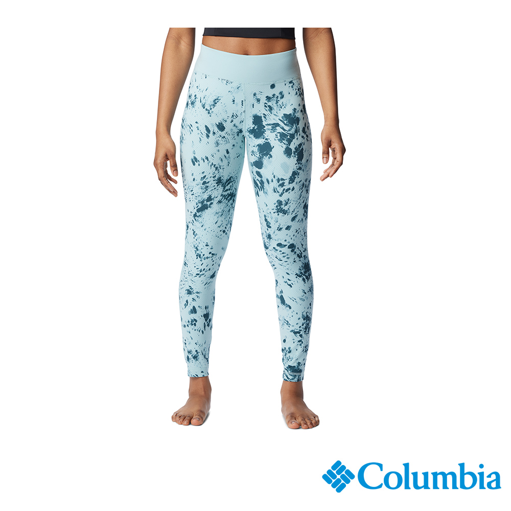 Columbia 哥倫比亞 女款 - W Omni-Heat™ Infinity 極暖快排內著長褲-綠色印花 UAR48880GV-HF