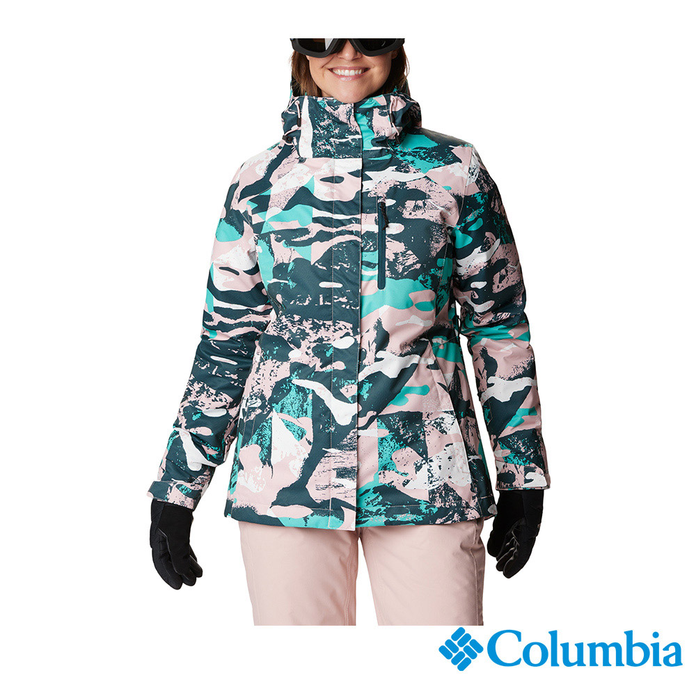 Columbia 哥倫比亞 女款 - Whirlibird™ OT防水保暖兩件式外套-幾何印花 UWR06350GE-HF