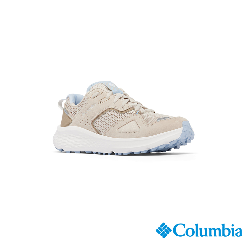 Columbia 哥倫比亞 女款- 防潑緩震休閒鞋(寬楦)-卡其色 UBK27800KI/JS