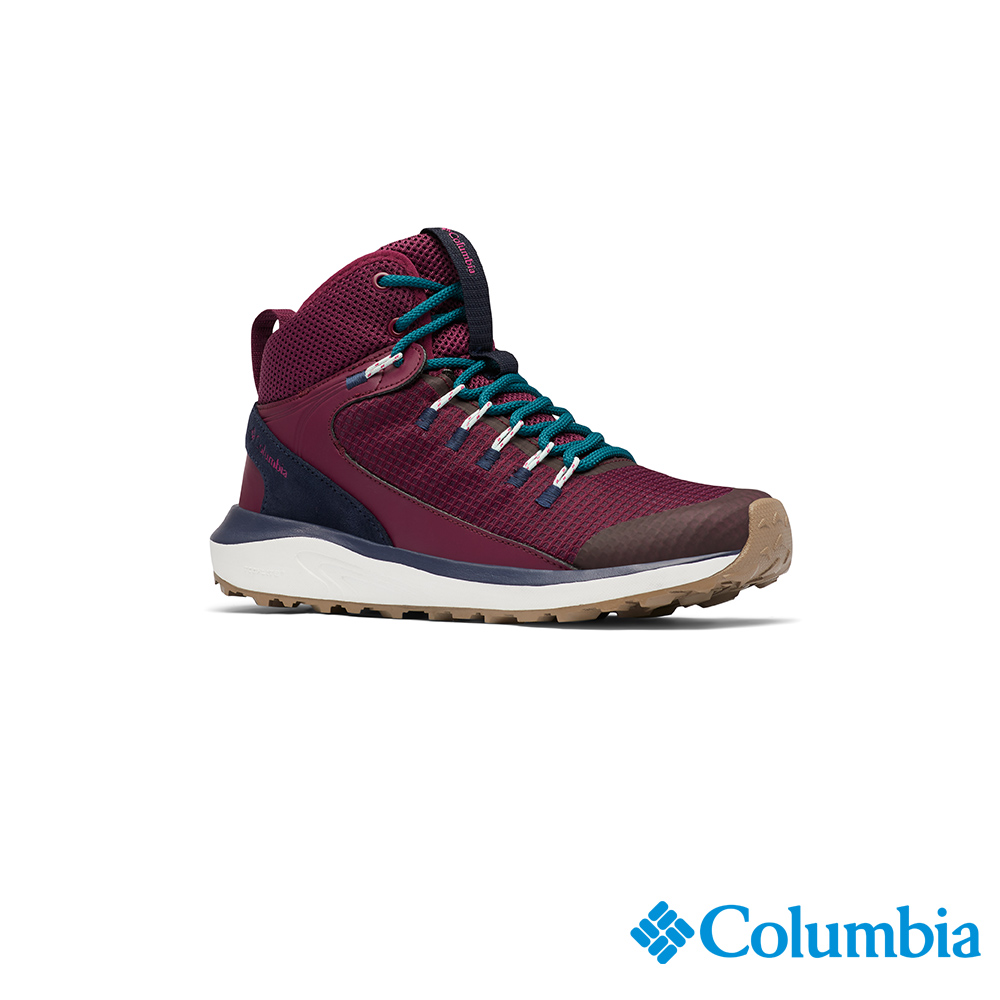 Columbia 哥倫比亞 女款- Omni-Tech 防水高筒健走鞋-暗紫 UBK01550DL