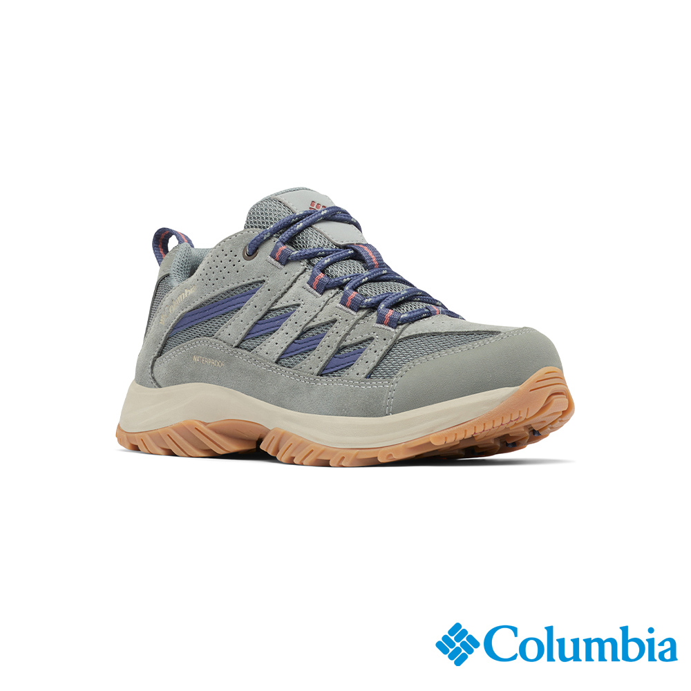 Columbia 哥倫比亞 女款- Omni-Tech防水登山鞋-灰綠色 UBK53720GG (2024春夏)