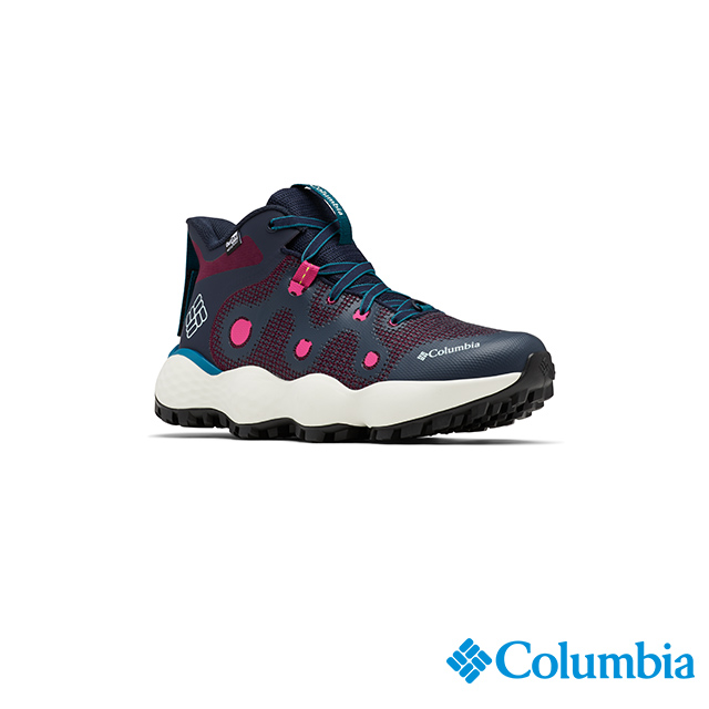 Columbia 哥倫比亞 女款- Outdry零滲透防水超彈力健走鞋-紫紅 UBL49800PD