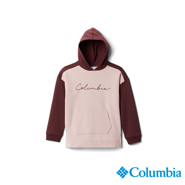 Columbia 哥倫比亞 童款-連帽上衣-酒紅 UAG34710BD