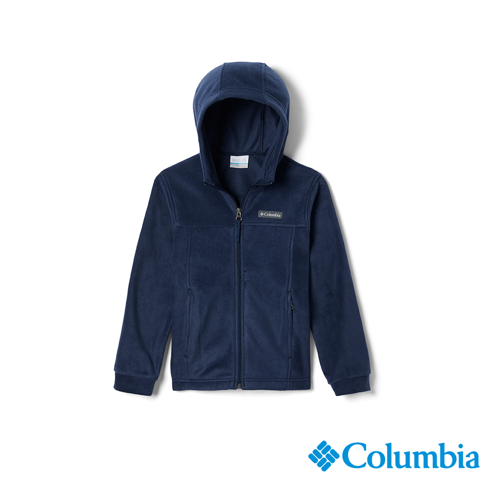 Columbia 哥倫比亞 童款-刷毛連帽外套-深藍 UWB60240NY / FW22