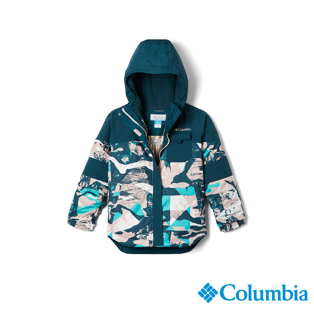 Columbia 哥倫比亞 童款 - Mighty Mogul™ 極暖連帽外套-幾何印花 USG39220GE-HF