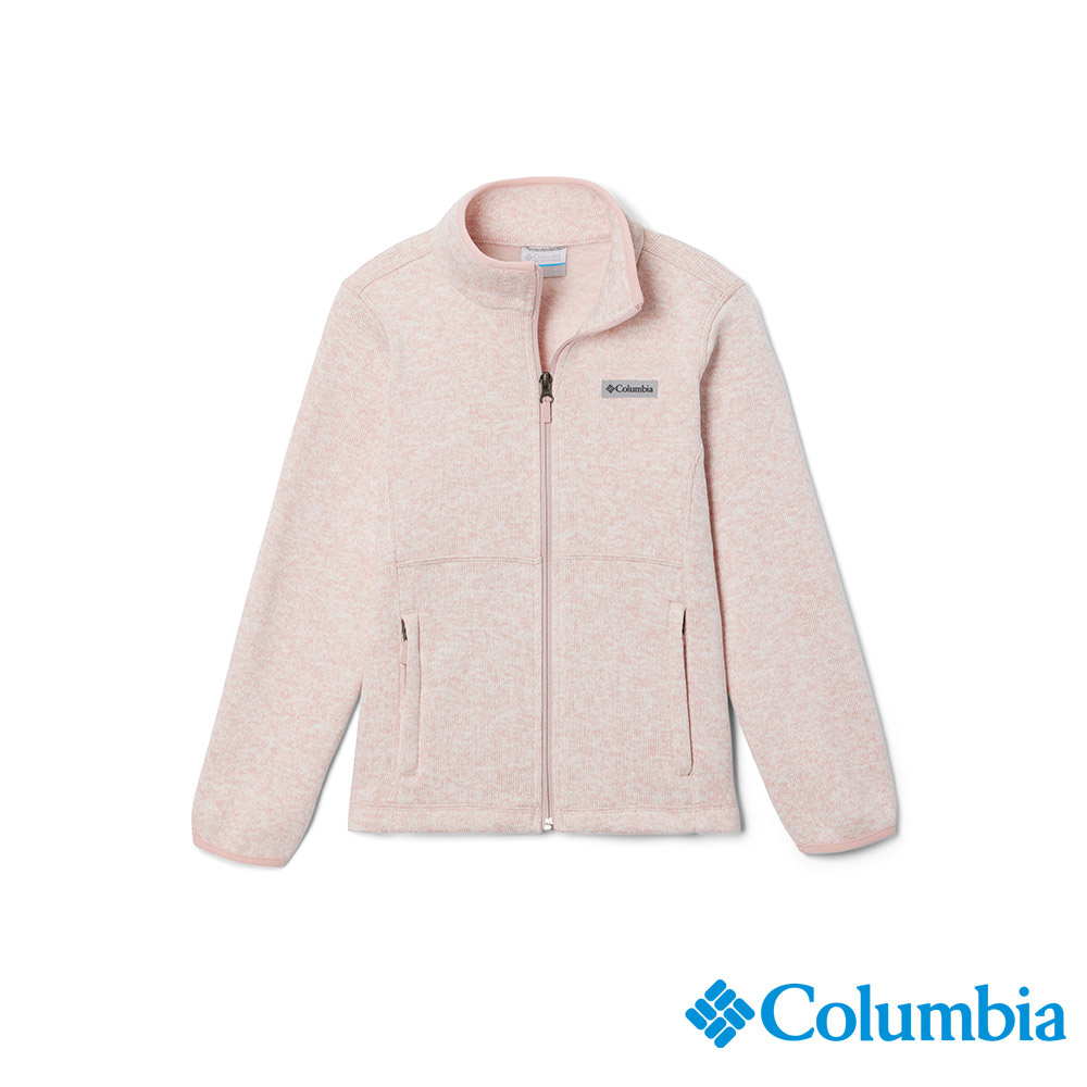 Columbia 哥倫比亞 童款 - Sweater Weather™ 快排刷毛外套-淺粉色 UAY27970LK-HF