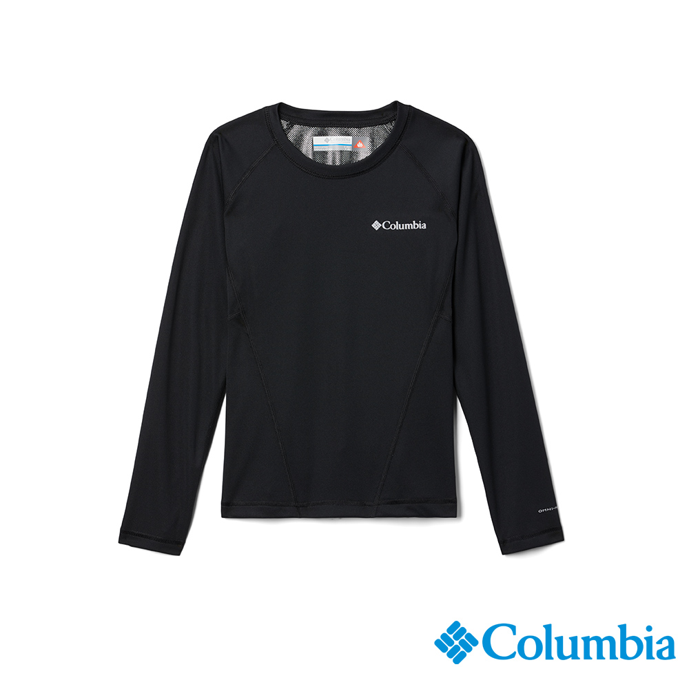 Columbia 哥倫比亞 童款 - Midweight™ 保暖快排內著長袖上衣-黑色 UAY69270BK-HF