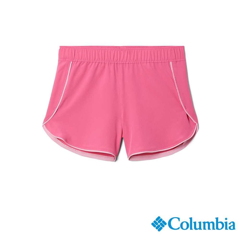 Columbia哥倫比亞 童款-快排短褲-桃紅 UAG98370FC (2023春夏)