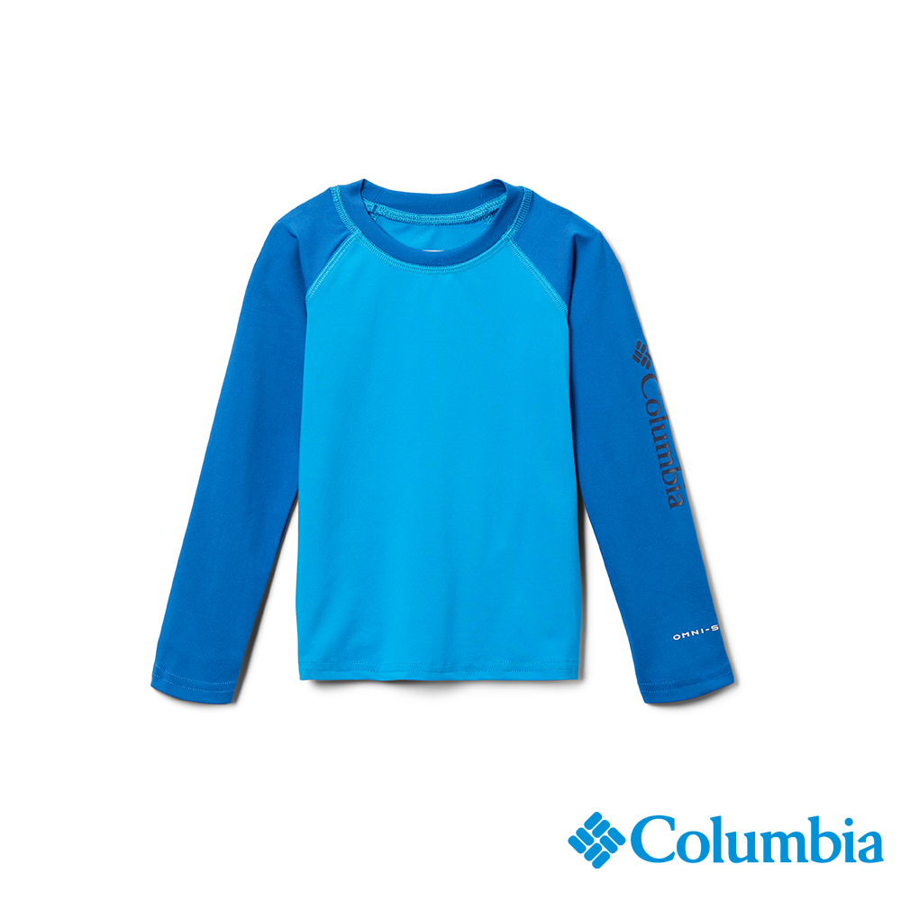 Columbia哥倫比亞 童款-Omni-Shade UPF50快排長袖上衣-藍色 UAY00170BL (2023春夏)