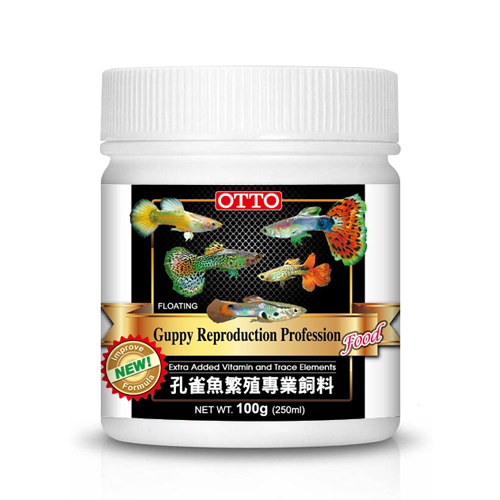 OTTO-孔雀魚繁殖專業飼料 100g(250ml)