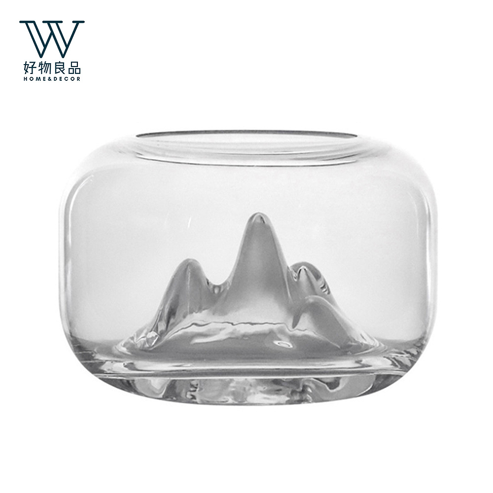 【好物良品】純手工雪山造景玻璃魚缸 (高透光)