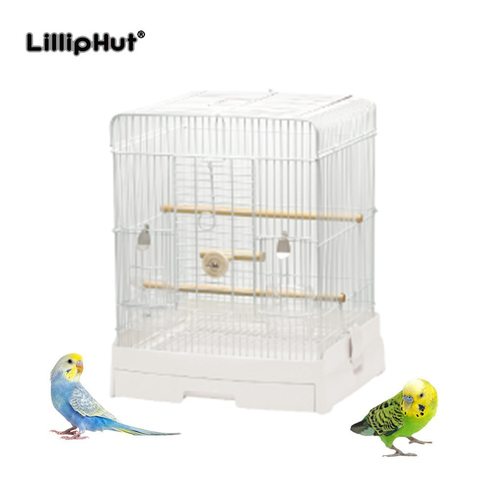 【LillipHut 麗利寶】舒適快潔鳥籠2200 白色35型