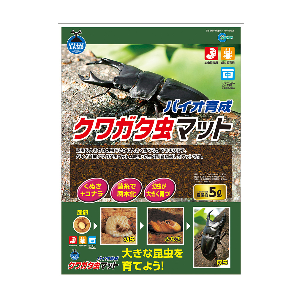 Nisso/Marukan-生化育成育種鍬蟲土 成蟲/幼蟲用 5L