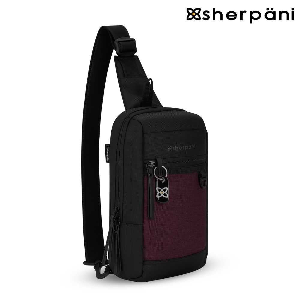 Sherpani Metro AT 5L 防盜多功能斜揹包 / 酒紅