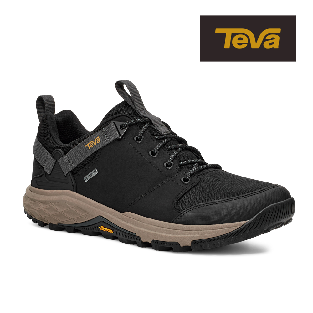 【TEVA】原廠貨 男 Grandview GTX Low 低筒防水黃金大底郊山鞋/登山鞋(黑色-TV1134094BCRCL)