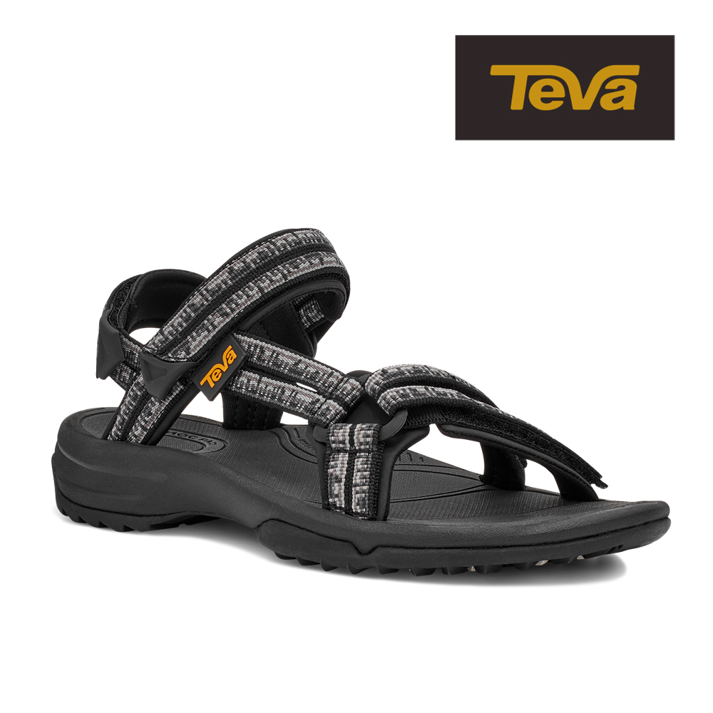 【TEVA】原廠貨 女 Terra Fi Lite 水陸機能涼鞋/雨鞋/水鞋(大氣黑/灰色-TV1001474ABGY)