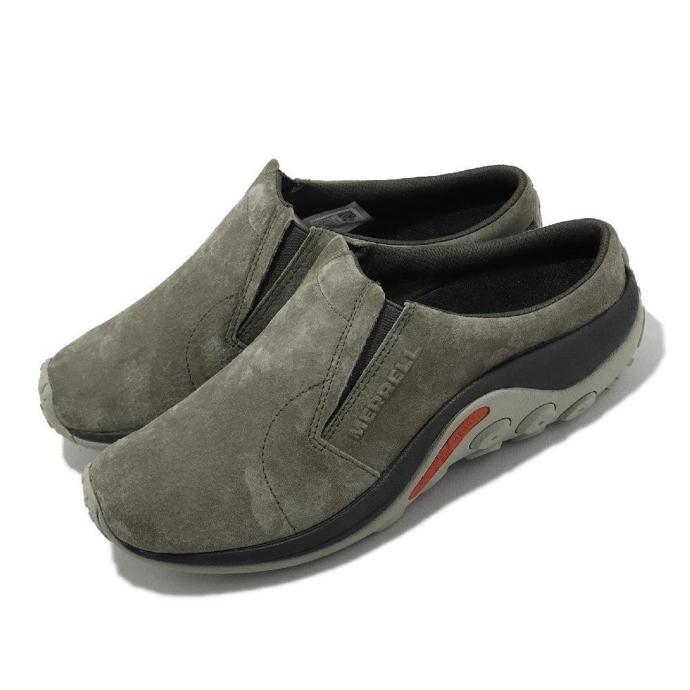 Merrell 邁樂 休閒鞋 Jungle Slide 男鞋 灰綠 懶人鞋 麂皮 套入式 ML005567
