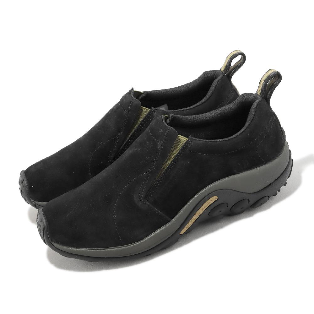 Merrell 邁樂 休閒鞋 Jungle Moc 男鞋 黑 麂皮 套入式 耐磨 懶人鞋 ML005555