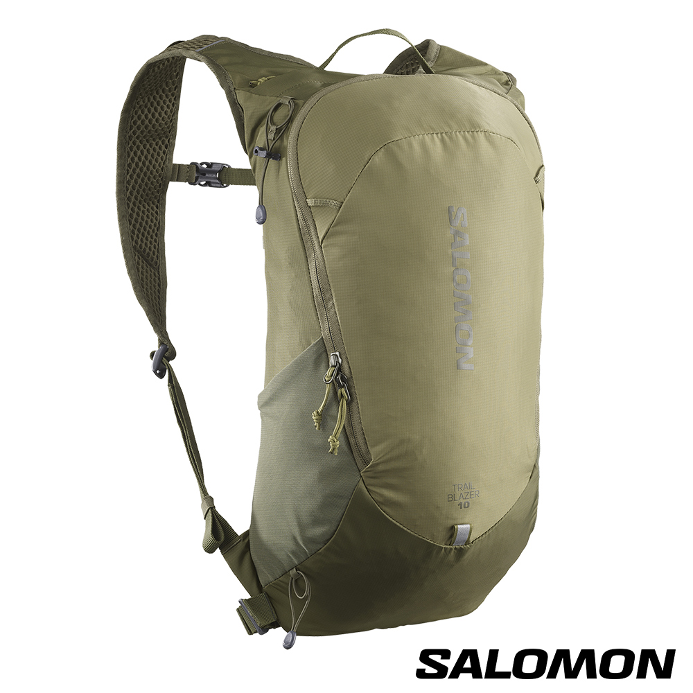 SALOMON TRAILBLAZER 10 水袋背包 橄欖綠/橄欖綠/烏木黑 NL