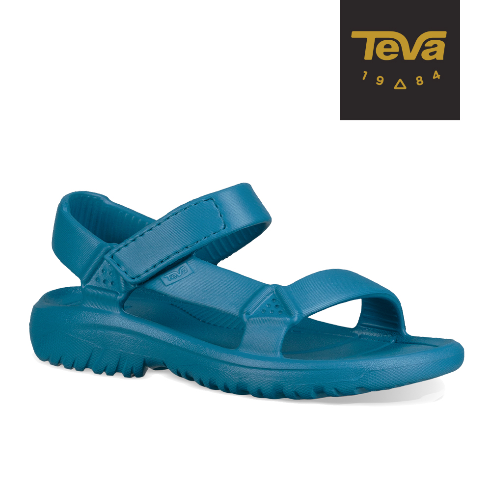 【TEVA】原廠貨 中/大童 Hurricane Drift 水陸輕量涼鞋/雨鞋/水鞋/童鞋(彩陶藍-TV1102483CFNC)