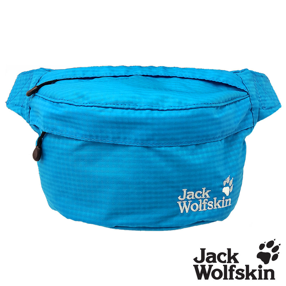 【飛狼 Jack Wolfskin】極簡風格休閒腰包『天空藍』