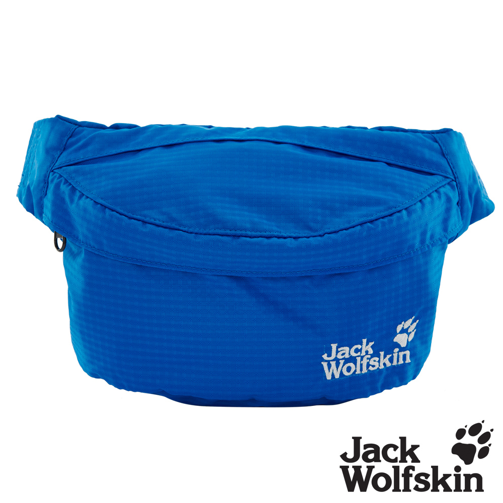 【飛狼 Jack Wolfskin】極簡風格休閒腰包『藍』