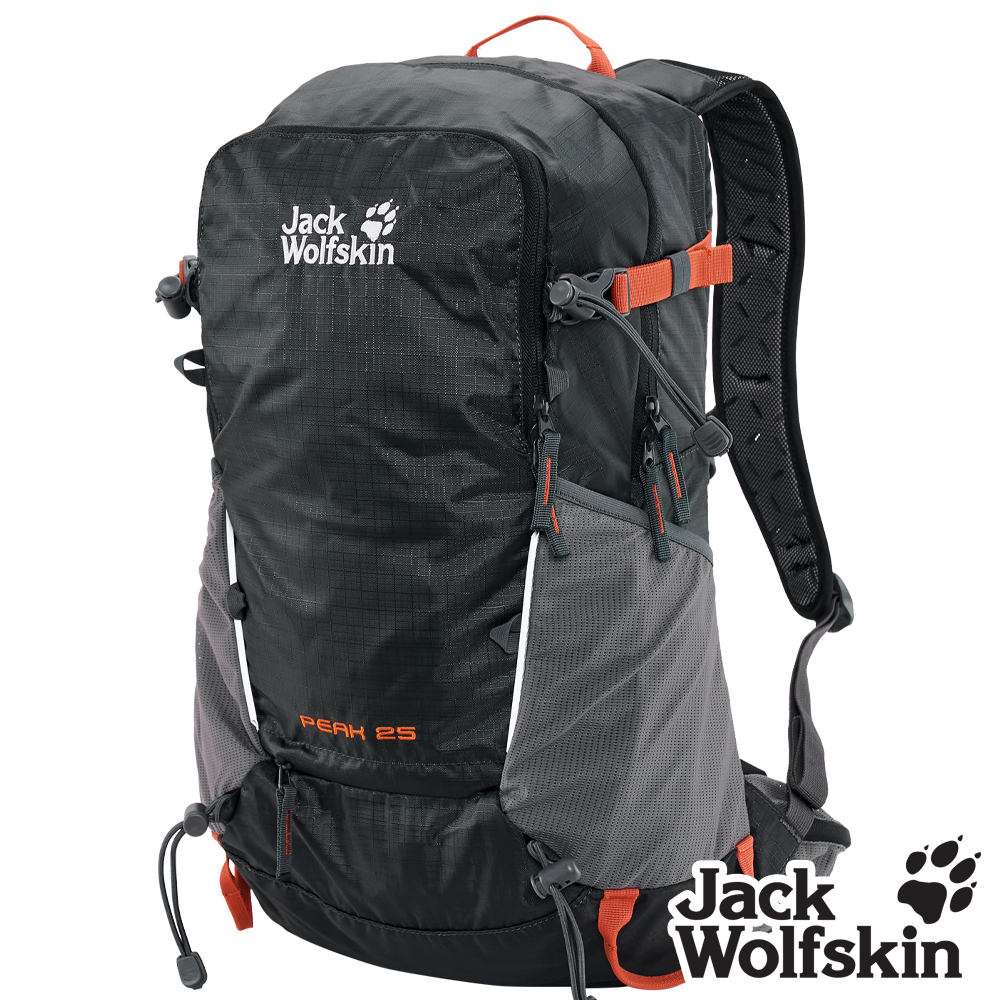【Jack wolfskin 飛狼】Peak 25L 登山背包 健行背包『曜石黑』