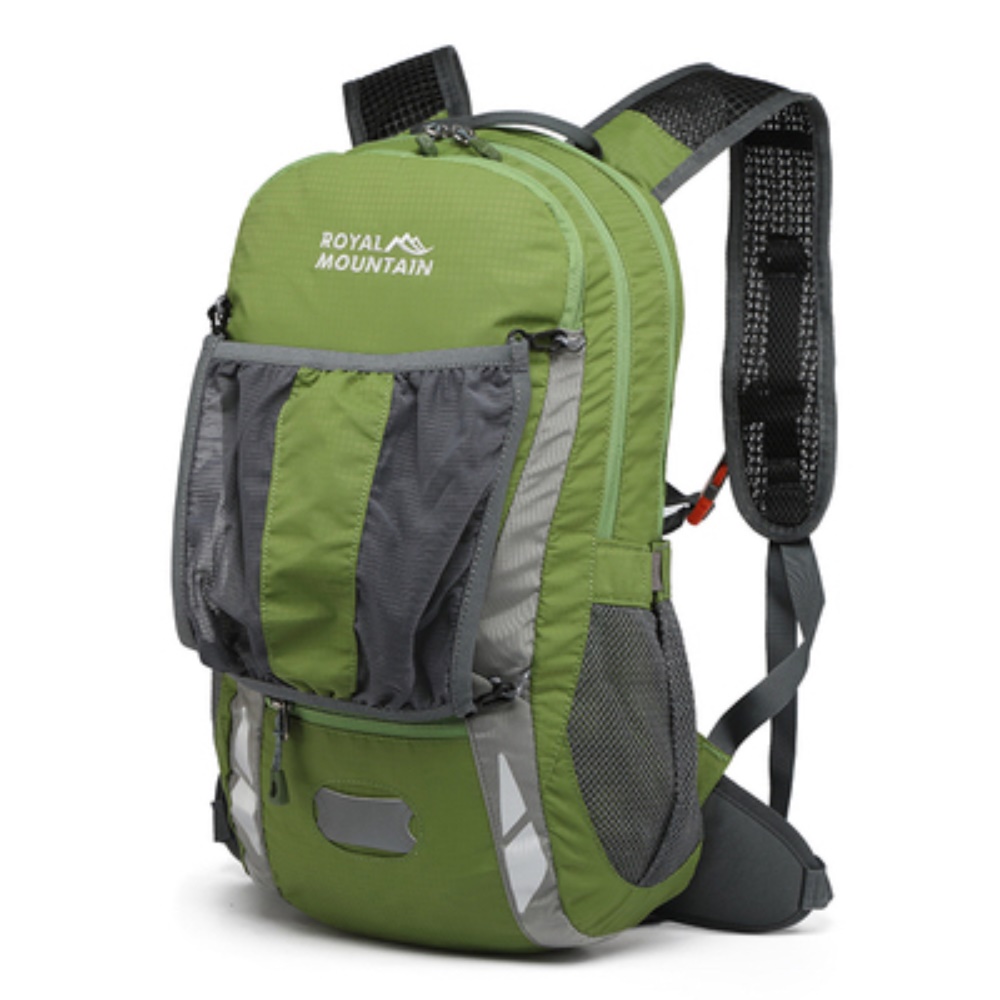 極輕網架透氣/登山揹包綠色20L
