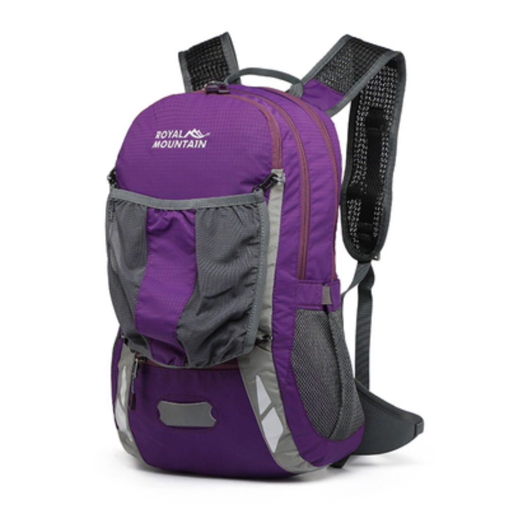 極輕網架透氣/登山揹包紫色20L