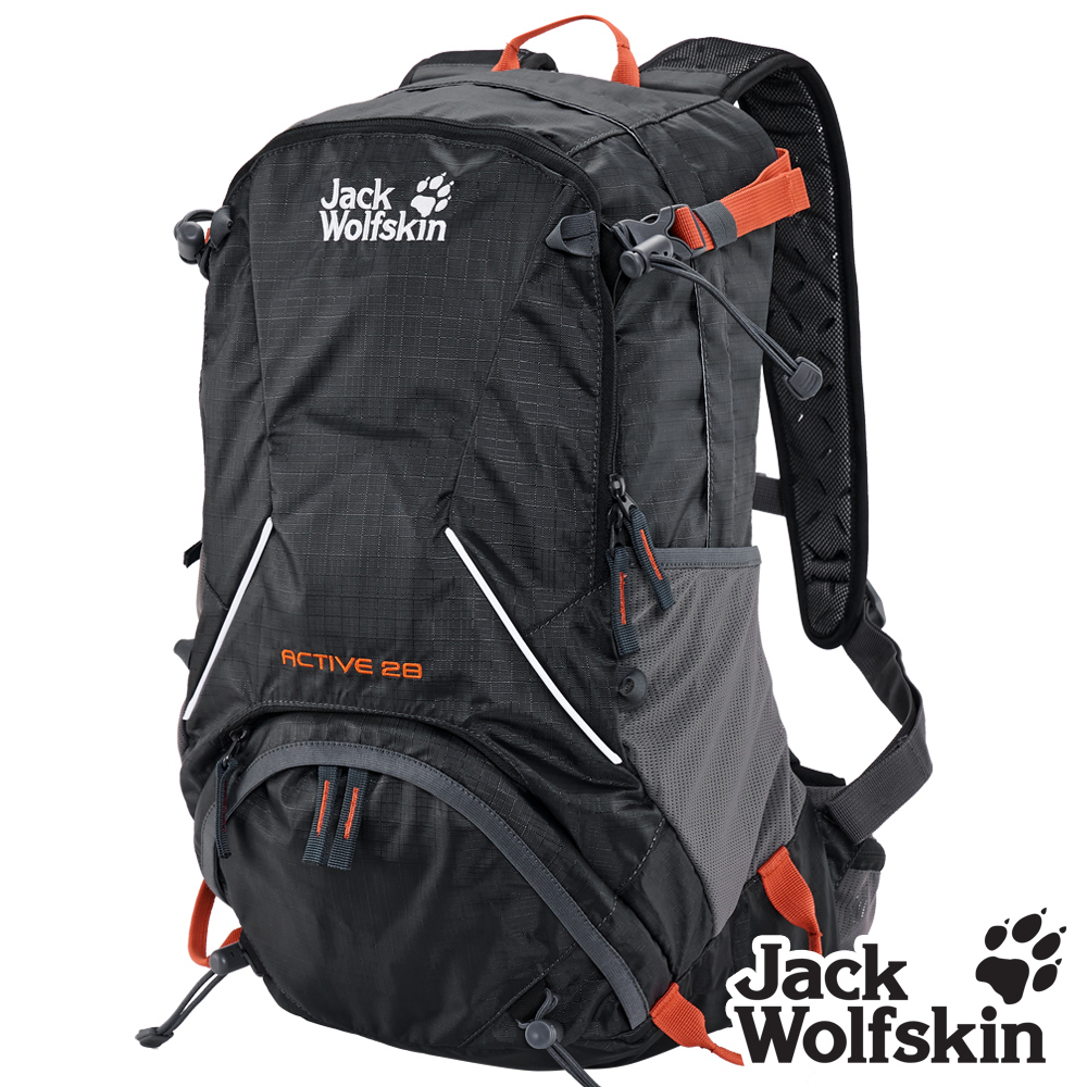 【飛狼 Jack Wolfskin】Active 健行背包 登山背包 28L『曜石黑』