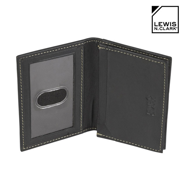 Lewis N. Clark RFID屏蔽小羊皮證件包 935 / 黑色
