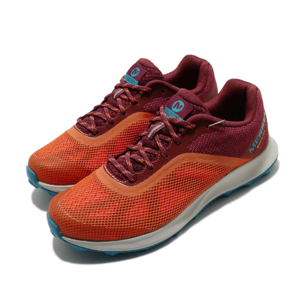 Merrell 慢跑鞋 MTL Skyfire GTX 女鞋 輕量 彈性 透氣 穩定 耐磨 膠底 紅 橘 ML066456