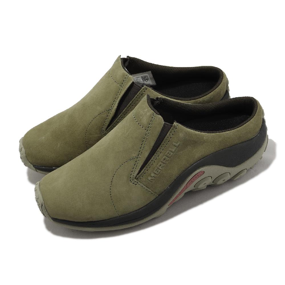 Merrell 邁樂 休閒鞋 Jungle Slide 女鞋 草藥綠 棕 懶人鞋 麂皮 套入式 ML006240