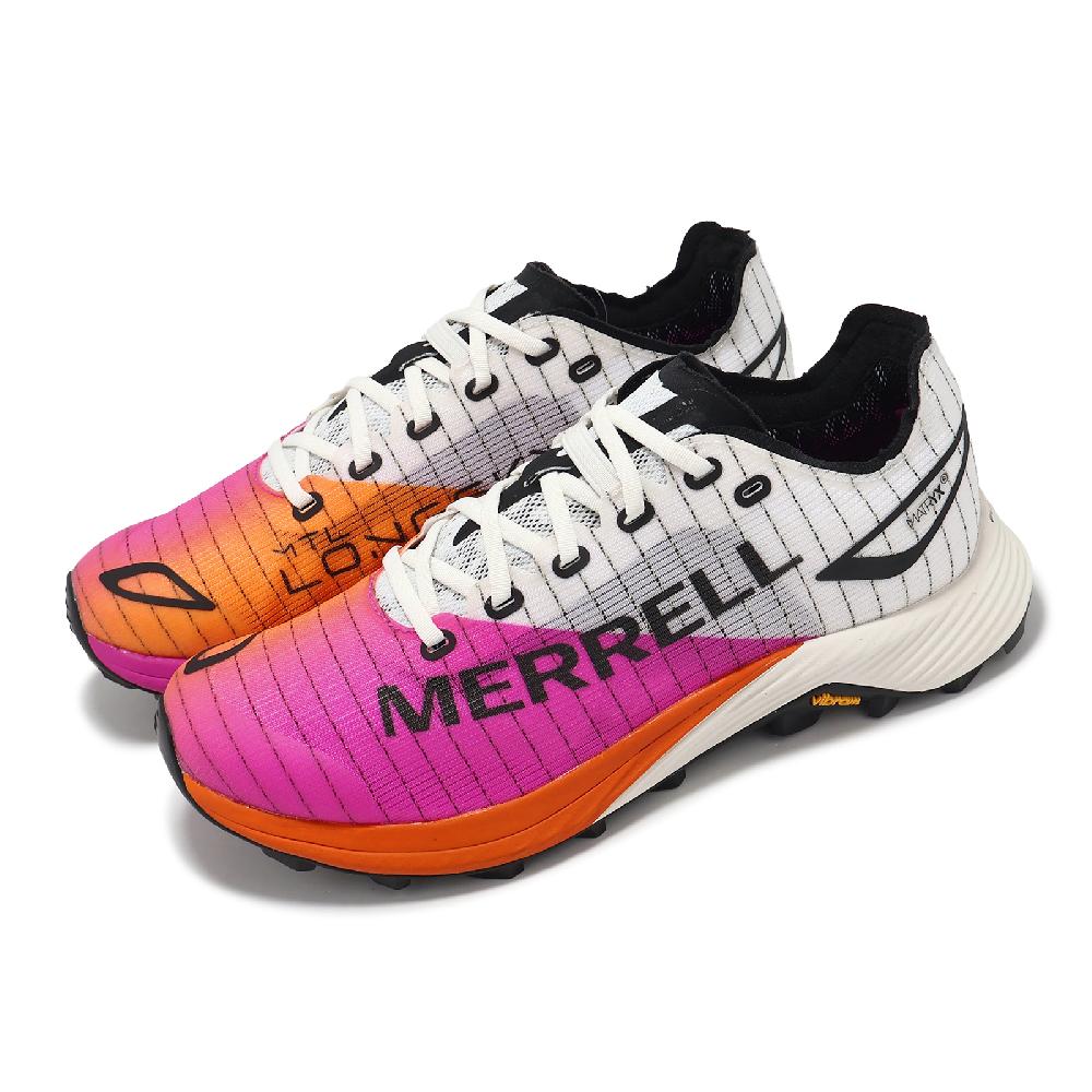 Merrell 邁樂 越野跑鞋 MTL Long Sky 2 Matryx 女鞋 白 粉 高回彈 抓地 機能網布 郊山 ML068128