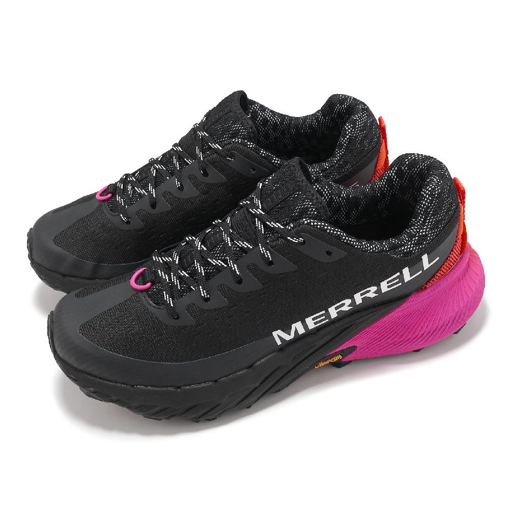 Merrell 邁樂 越野跑鞋 Agility Peak 5 女鞋 黑 紫 橘 回彈 抓地 橡膠大底 運動鞋 ML068236