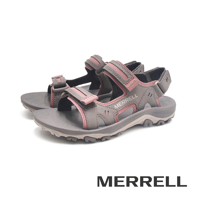 MERRELL(女)HUNTINGTON SPORT CONVERT運動機能防水涼鞋 女鞋-粉褐灰